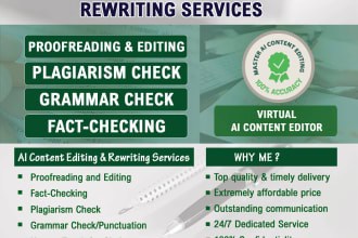 be your ai generated content editor