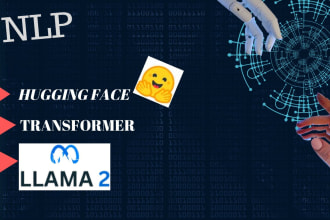 do nlp task using hugging face llm and  transformer