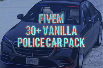 give a fivem lore friendly unbranded police car pack