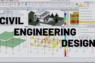 design reinforced concrete, steel and wooden structures