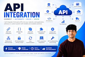 integrate rest API, json, XML and custom apis