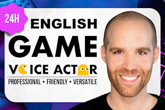 be your professional voice actor for games