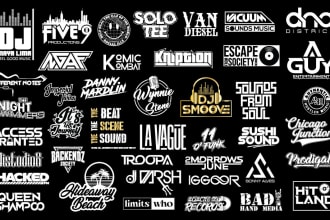 topnotch dj, music, custom, band, artist, edm, producer  logo