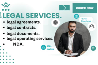 write legal agreement, legal contracts, llc opreating service, nda