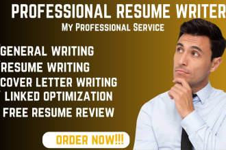write you a professional aircraft resume,  aerospace, cover letter, linkedin