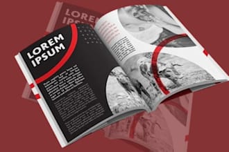 design a minimalis modern, professional brochure or catalog