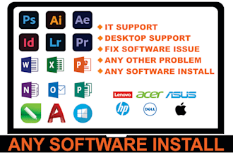 install any software, fix,on your pc windows 10,11