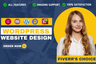 do clean and modern wordpress website design and development