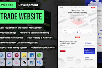 create export import, trade, logistic and transport website