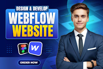 design or develop webflow website, figma to webflow, webflow expert