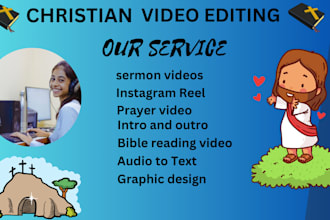 christian video editing of church sermon and bible videos
