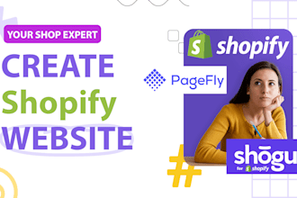 create shopify website, store setup or theme customisation