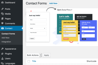 create contact form 7 for wordpress