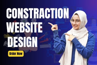 build construction and plumbing wordpress website design
