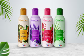 do cosmetic product packaging and label design