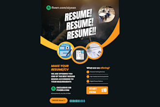 make your proffesional resume CV