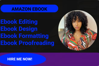proofread, edit, and format your ebook for amazon kindle publishing