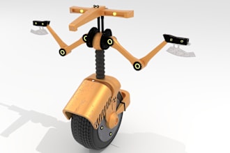 create 3d hard surface robotic game assets, props and objects