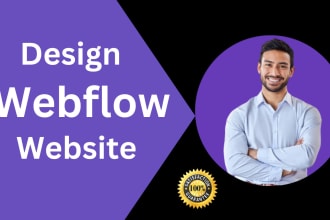 design or develop webflow website, webflow expert