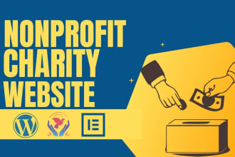 create nonprofit website for charity, donations, fundraising or ngo in wordpress