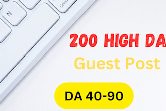 do 200 guest post high da sites
