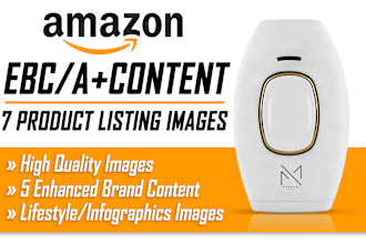 do amazon a plus,ebc or enhanced brand content and product listing images design