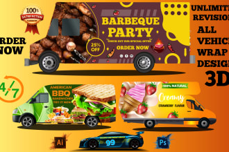 food truck, any vehicle, livery racing car, vehicle graphics, vehicle branding