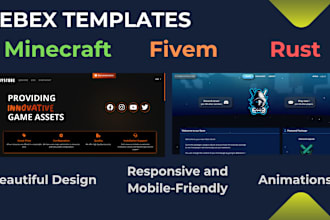 create and code a tebex template