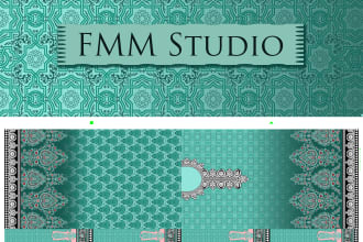 custom seamless pattern and wallpaper design services