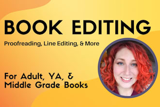 line edit and proofread your book