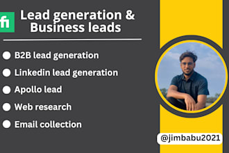 you will b2b lead generation, linkedin lead generation, targeted lead generation