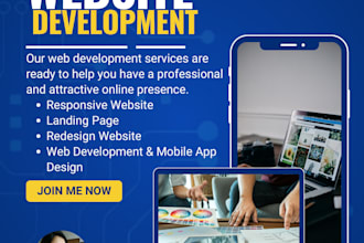 design and develop clean and responsive modern website and app