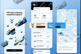 create delivery, courier, shipping, logistics, on demand app