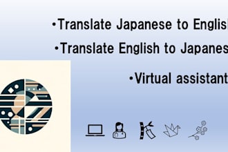 manually translate english to japanese or japanese to english