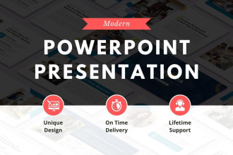 do powerpoint presentation and pitch deck design in 24 hours