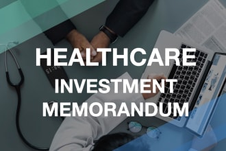 create a healthcare company due diligence investment memo