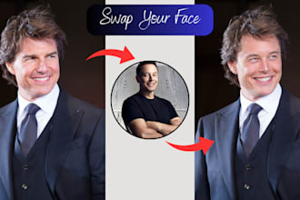 do face swap, photo manipulation, ai headshot, ai face swap perfectly