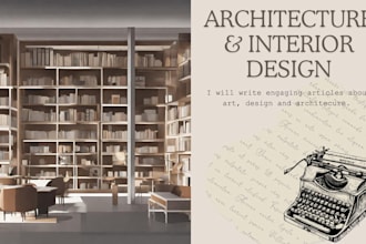 write an article about architecture and design