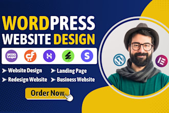 design, redesign, copy clone, customize, fix or responsive wordpress website