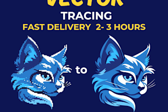 vector tracing and rapid conversion to vector
