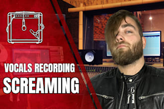 record professional screamed vocals for your metal song