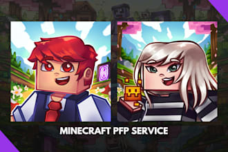 create a minecraft avatar or pfp for your channel