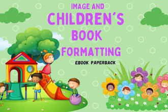 complete your children book formatting