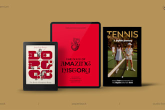 create a premium ebook, paperback and audio book cover design