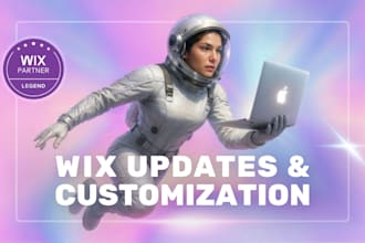 update and customize your wix website