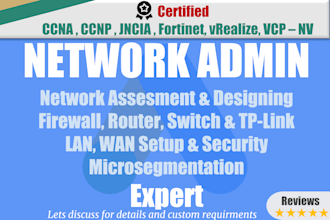 configure cisco, juniper, mikrotik, arista, huawei firewall, switch, router, nsx