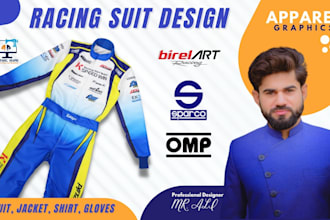 design and manufacturing of gokart racing motorbike suit