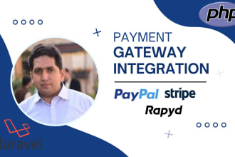 integrate payment gateway to your PHP laravel website
