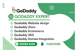 do godaddy website design,redesign and godaddy website maintenance