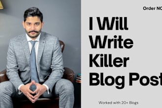 be your expert content writer, SEO article writing, and blog writing agency